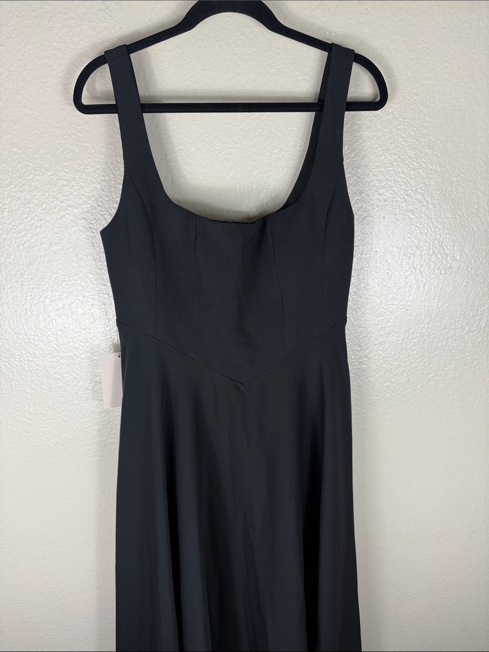 Odd Muse The Ultimate Square Neck Midi Dress in Black - Picture 5 of 11